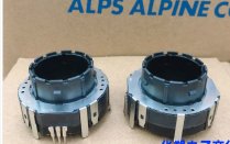 ALPS EC40 hollow shaft rotary encoder with button switch 16 positioning 8 pulse car audio switch
