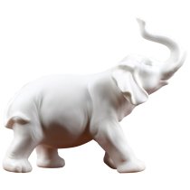 白瓷招财大象客厅家居玄关摆件中式办公桌面乔迁开业陶瓷工艺礼品
