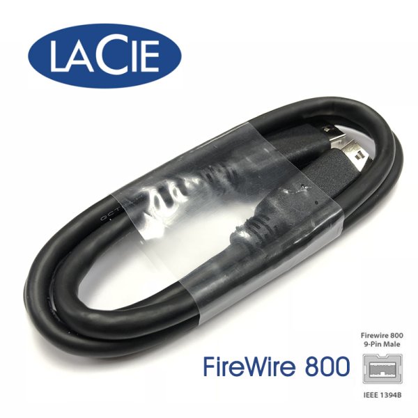 LaCie 2big FireWire 800 9-Pin male IEEE 1394B 0.7meter